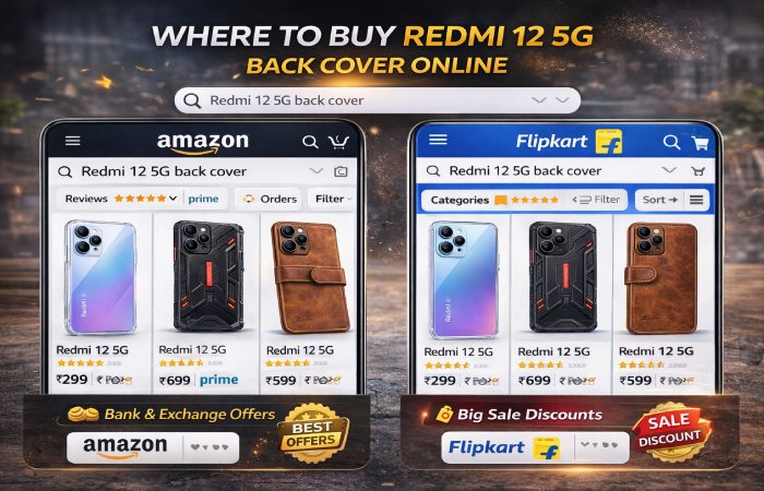 where to buy redmi 12 5g back cover online