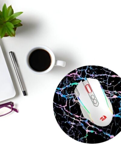 Black Marble Rainbow Stripes Mouse Pad Walmart