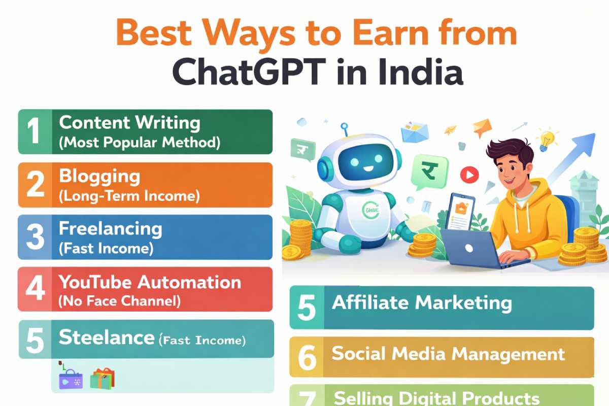 best ways to earn from chatgpt in india