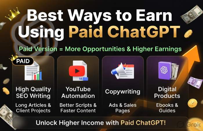 best ways to earn using paid chatgpt