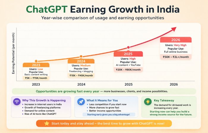 chatgpt earning growth in india 