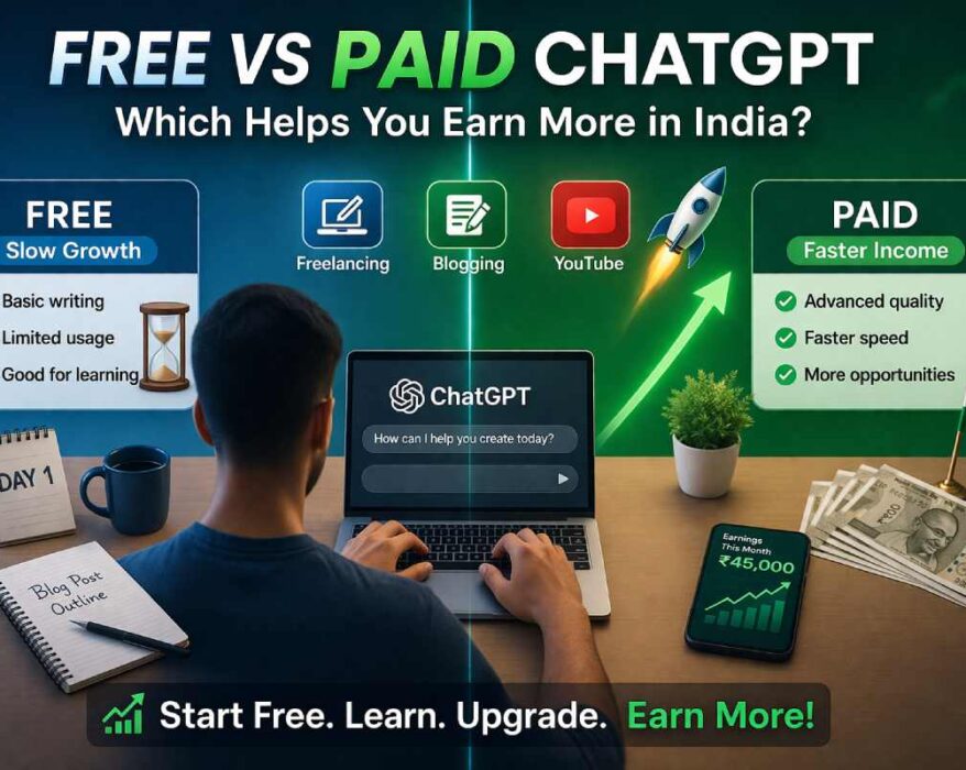free vs paid chatgpt which is better for earning