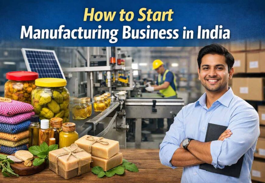 how to start manufacturing business in India