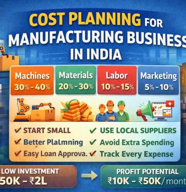 manufacturing business cost in India