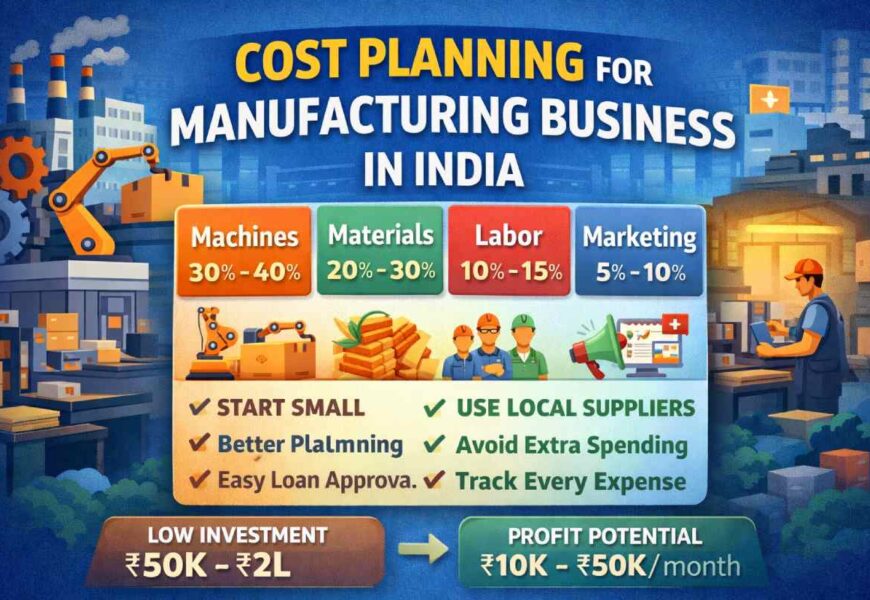 manufacturing business cost in India