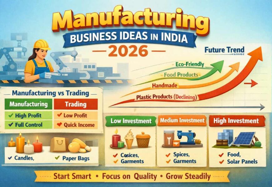 manufacturing business ideas in India 2026